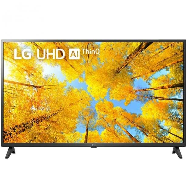 LG 43" Телевизор LG 43UQ75006LF, черный