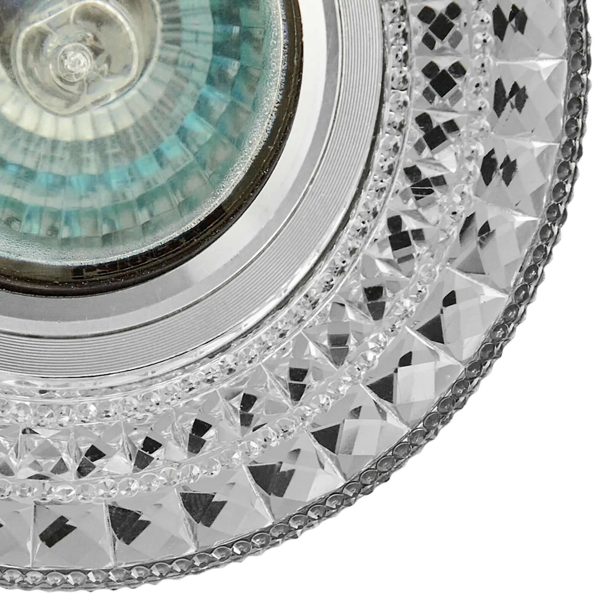 Светильник точечный встраиваемый Italmac Emilia 51 4 70 с LED-подсветкой под отверстие 60 мм, 3 м , цвет хром - фотография № 7