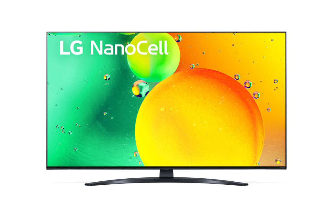 Телевизор LED LG 50" 50NANO769QA.ADKG NanoCell черный Ultra HD 50Hz DVB-T2 DVB-C DVB-S DVB-S2 USB WiFi Smart TV (RUS)