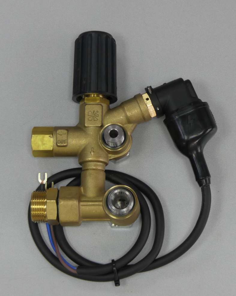 Регулятор давления для моек высокого давления (250 бар, 25 л/мин) с микровыключателем