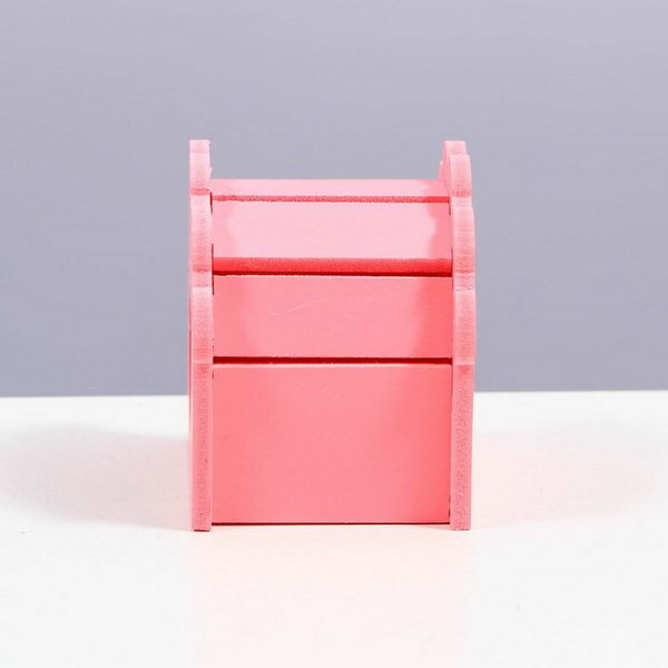 Домик для грызунов фигурный, 11 x 8.5, розовый - фотография № 3