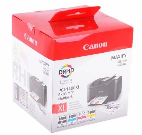 Картридж Canon PGI-1400XL BK/C/M/Y 9185B004 MULTI для MAXIFY МВ2040/МВ2340