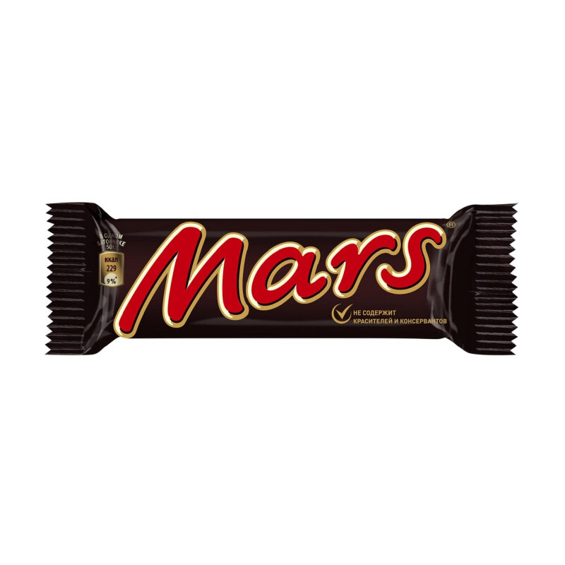 Шоколадный батончик Mars 50 г - фотография № 4