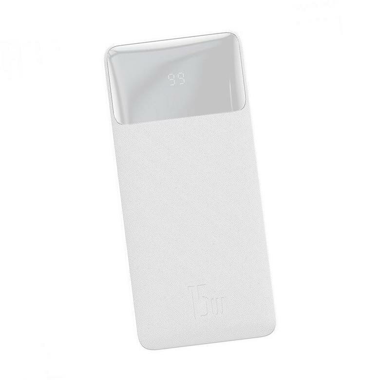 Внешний аккумулятор (рowerbank) BASEUS Bipow Digital Display 15W, 3.0A (10000 mAh), белый PPDML-I02