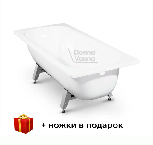 Ванна стальная ВИЗ Donna Vanna 170x70, ножки в комплекте