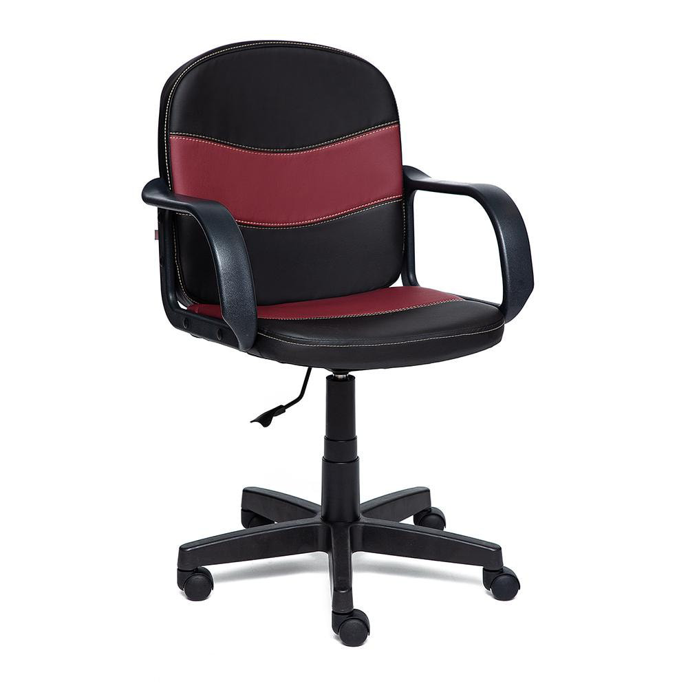 Кресло BAGGI, черный/бордо - цена за 1 п.м, ширина 140 см - фотография № 1