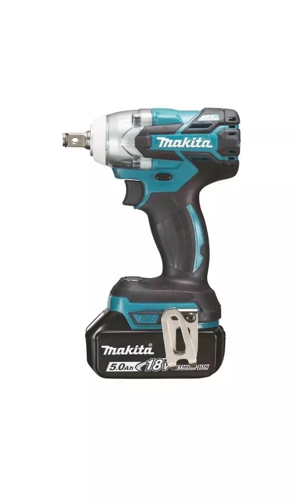 Аккумуляторный ударный гайковерт MAKITA 18Volt DTW285RTJ с 2 батареями 5Ah и зарядным устройством в Makpac Gr.2