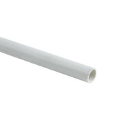Труба гладкая ПВХ жесткая d16 мм (2 м) (50 м-уп) белая EKF-Plast