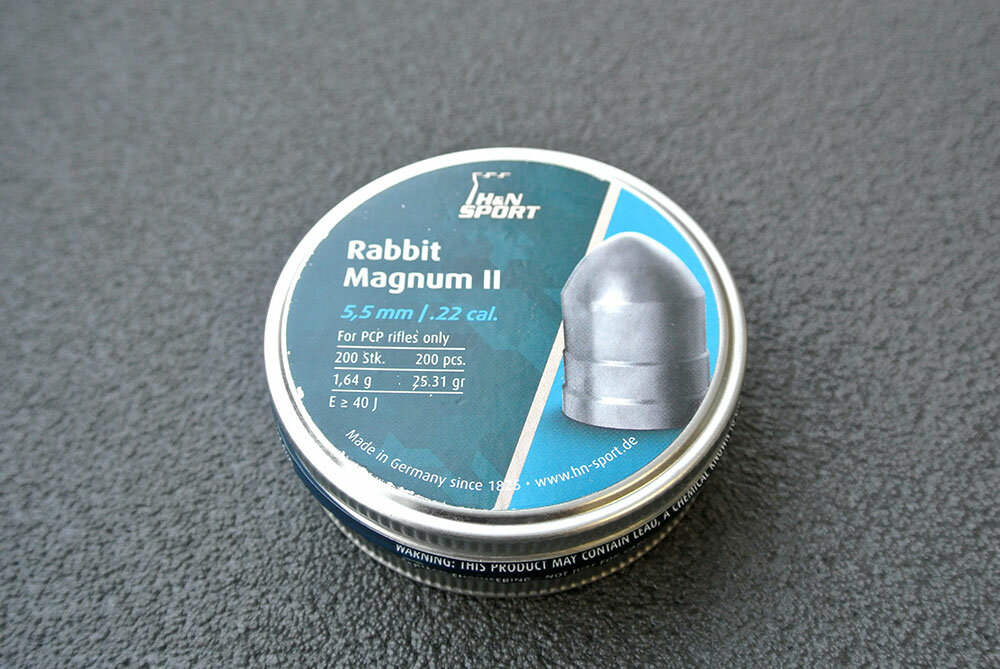 Пули для пневматики H&N Rabbit Magnum II 5,5мм 1,64гр. (200шт)