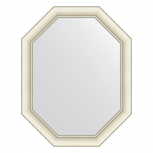 Зеркало 56х71 см белый с серебром Evoform Octagon BY 7434