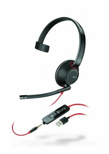 Гарнитура Plantronics BlackWire C5210-A Mono (USB Type-A / Jack 3.5мм) (207577-01)