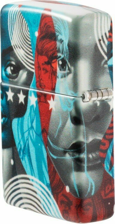 Зажигалка Zippo Tristan Eaton с покрытием White Matte, латунь/сталь, разноцветная, 38x13x57 мм - фотография № 3