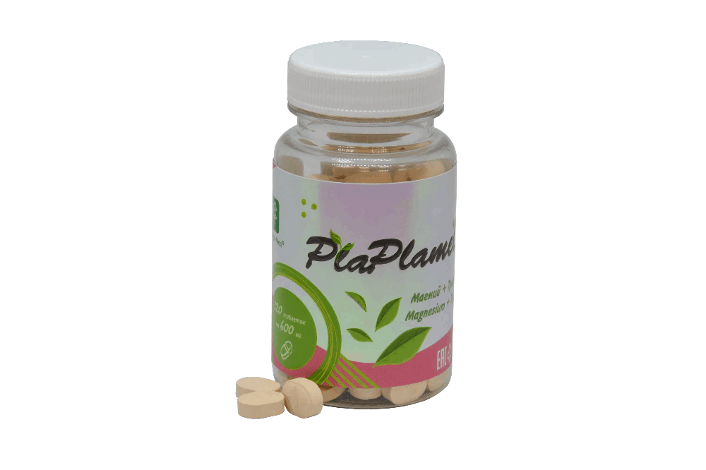 PlaPlamela Магний и триптофан, Сашера-мед, 120 таблеток по 600мг