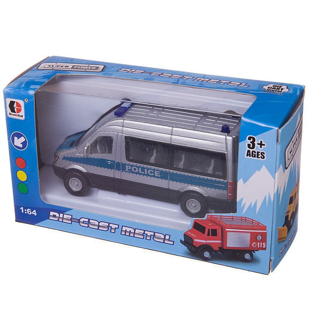 Микроавтобус "Полиция", 1:64 (WE-B2169) ТНГ-игрушка - фото №3