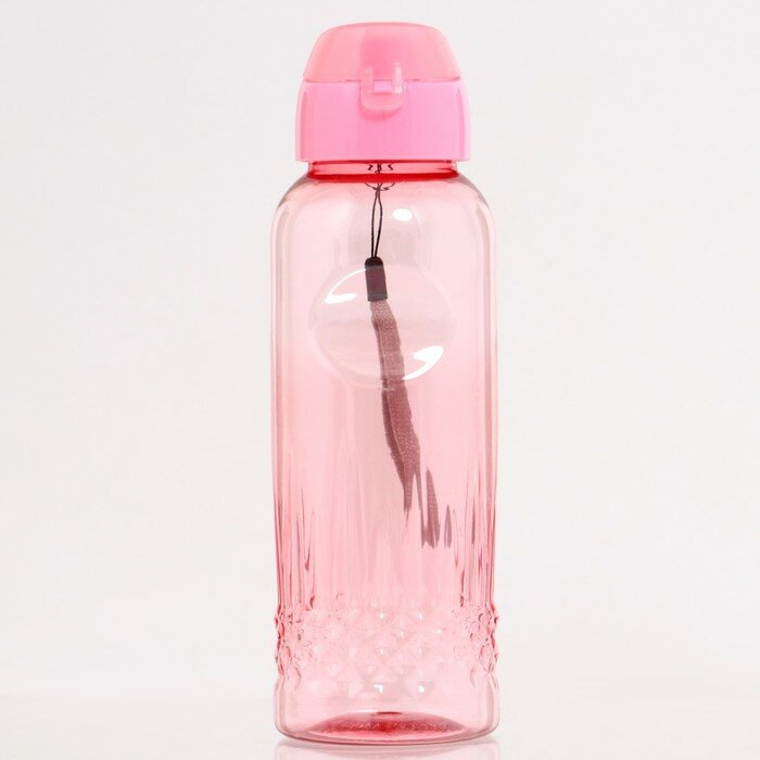 Бутылка для воды "Лазурь", 650 мл, 4.7 х 22.5 х 7 см, микс - фотография № 2