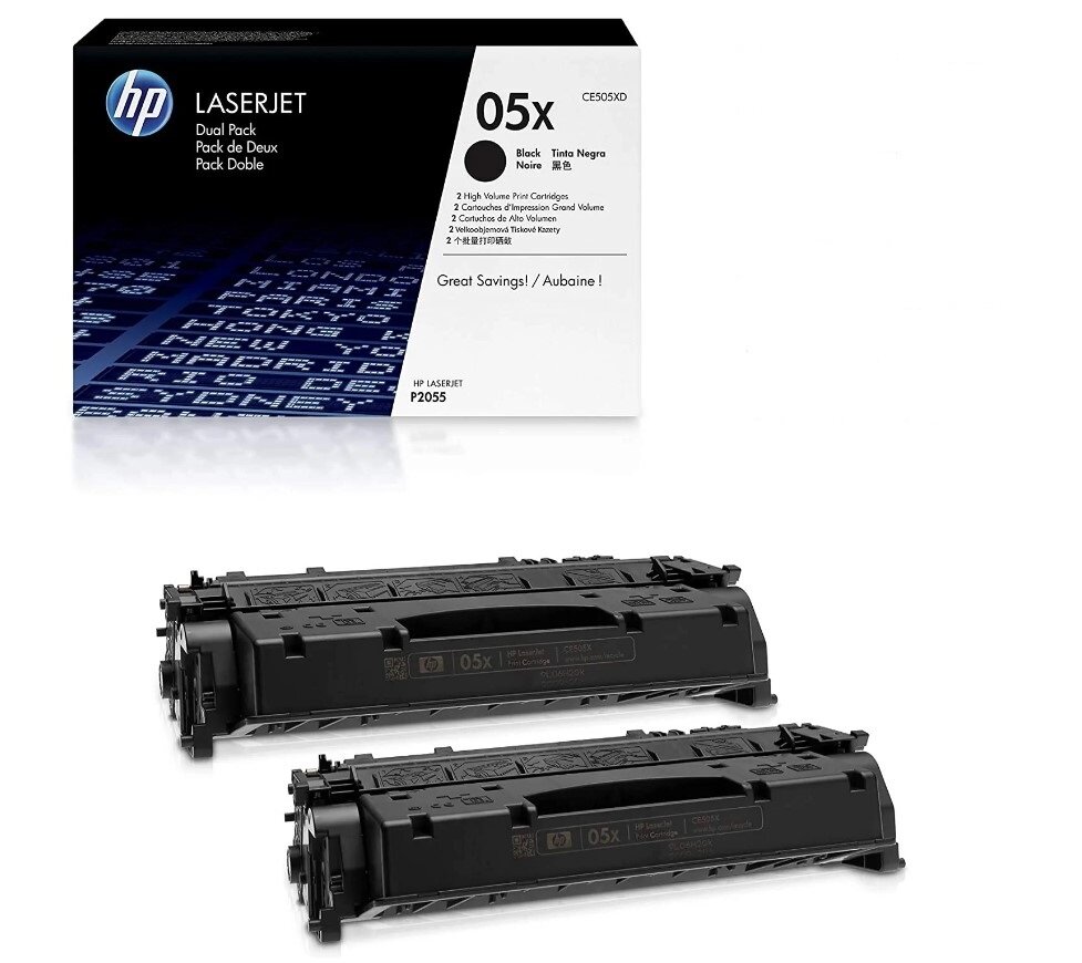 Лазерный картридж Hewlett Packard CE505X (HP 05X) Black