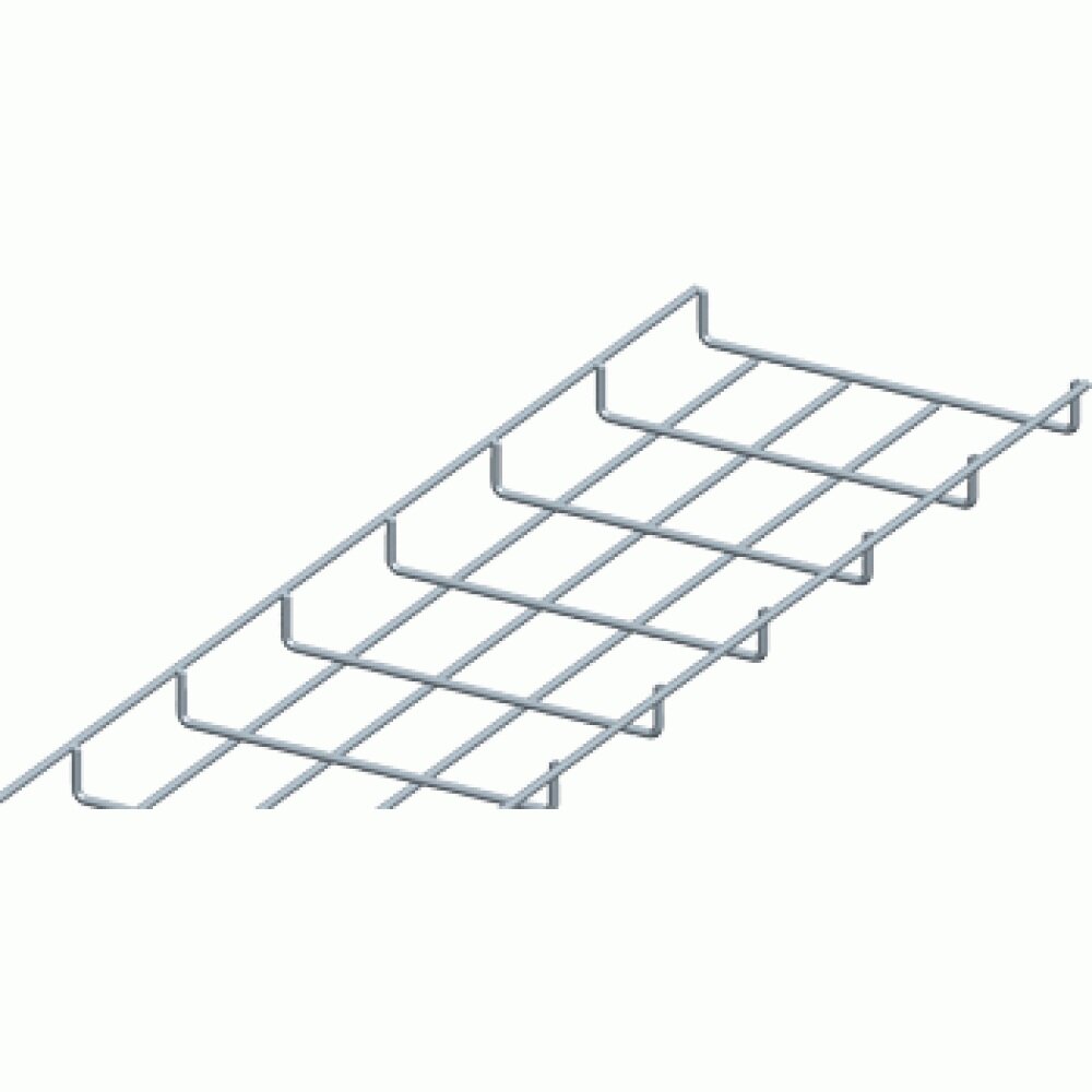 Лоток проволочный 50х100мм, Ф3.8мм, оцинкованный, 3 метра LAN-MT50x100-3.8EZ