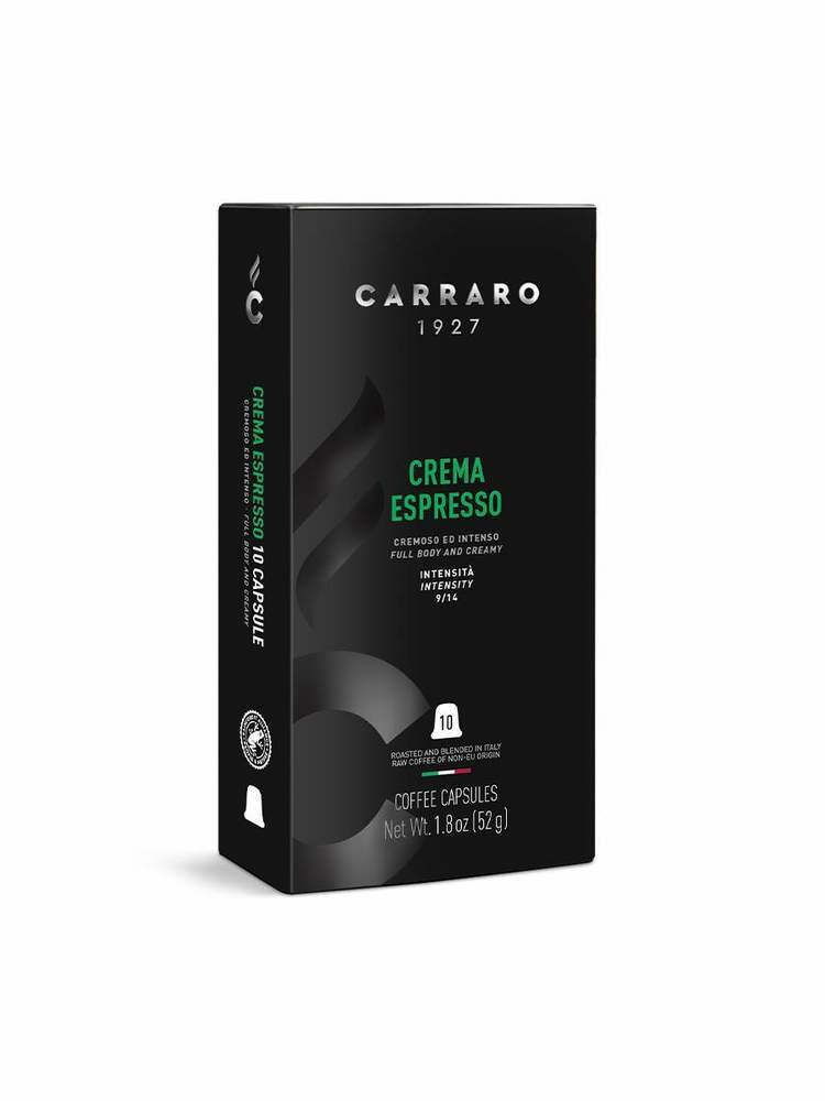 Кофе капсульный Carraro Crema Espresso упаковка:10капс. Nespresso