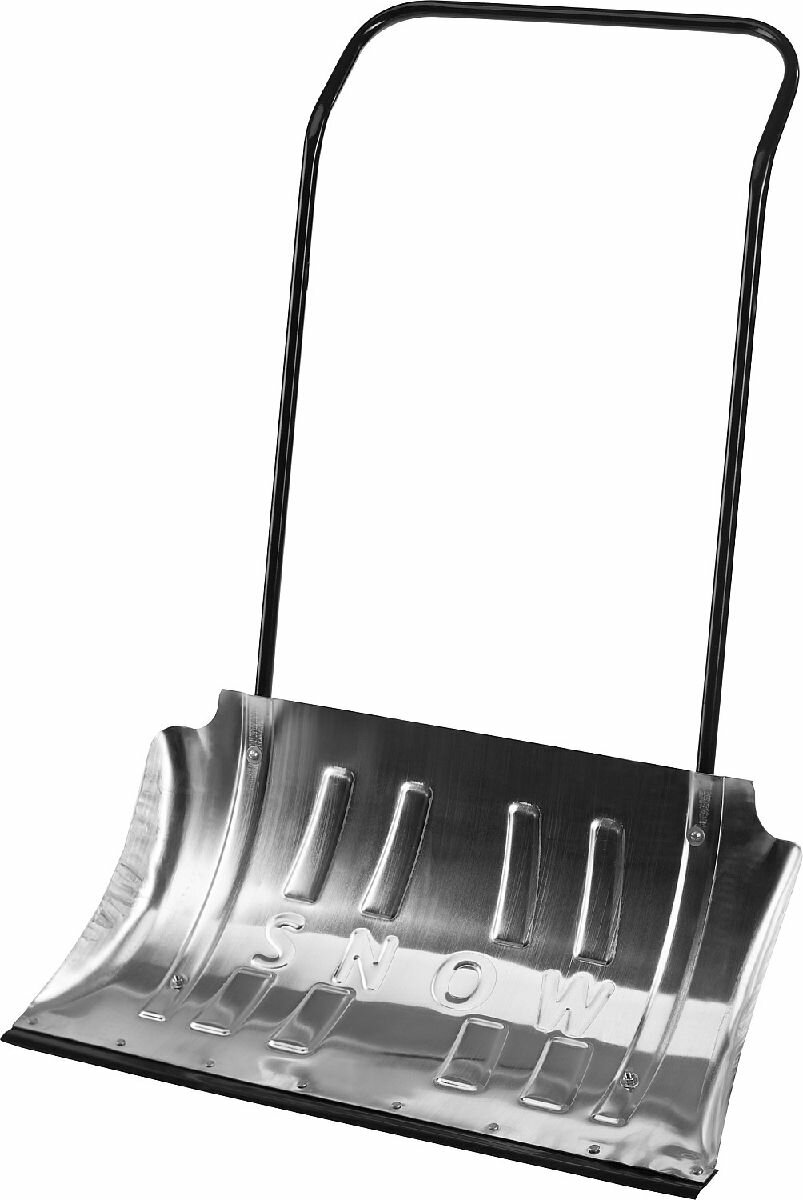 Снеговой движок (скрепер) СИБИН ДА-750 750 мм, алюминиевый со стальной планкой (421859)