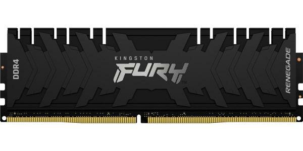 Оперативная память для компьютера 32Gb (1x32Gb) PC4-25600 3200MHz DDR4 DIMM CL16 Kingston Fury Renegade (KF432C16RB/32)