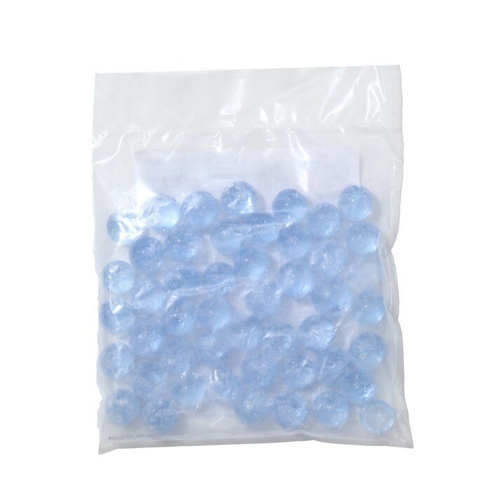 Стеклянные шарики (эрклез) "Рецепты Дедушки Никиты", фр 20 мм, Голубые, 0,5 кг - фотография № 2