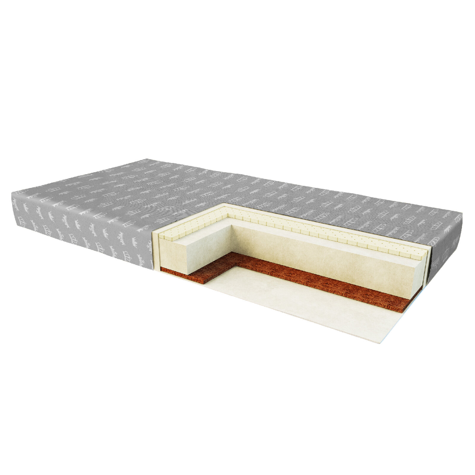 фото Матрас в кроватку Sweet Baby LATEX DeLuxe р.119х59х8 (экобязь)