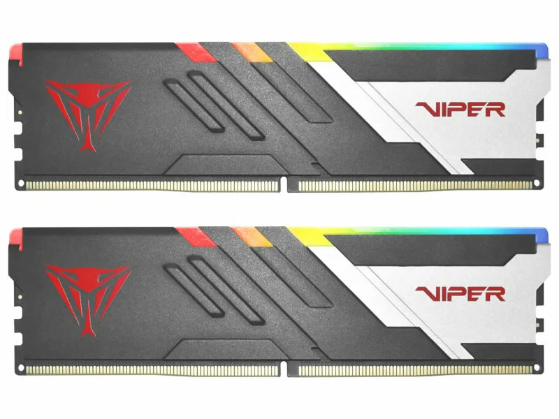 Оперативная память Patriot Memory VIPER Venom RGB 32 ГБ (16 ГБ x 2 шт.) DDR5 5600 МГц DIMM CL36 PVVR532G560C36K