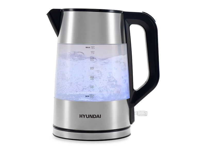 Чайник электрический Hyundai HYK-P4026 черный - фото №1