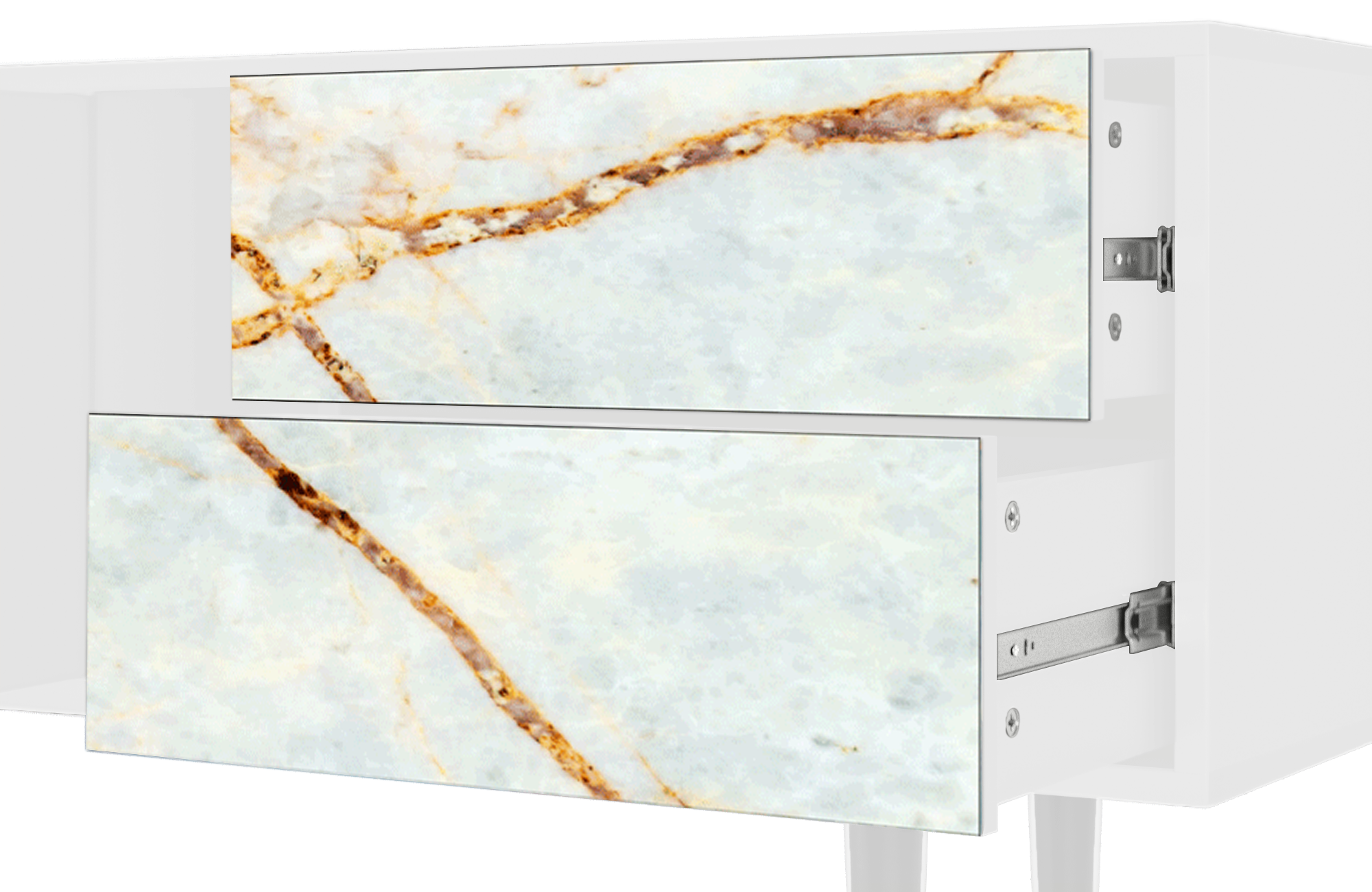 ТВ-Тумба - STORYZ - T1 Sandy Marble, 170 x 69 x 48 см, Белый - фотография № 5