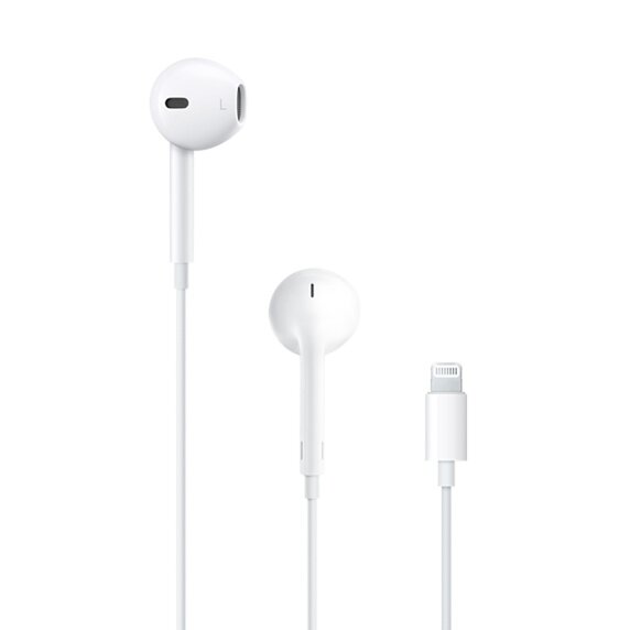 Гарнитура вкладыши Apple EarPods 1.1м белый проводные (в ушной раковине)