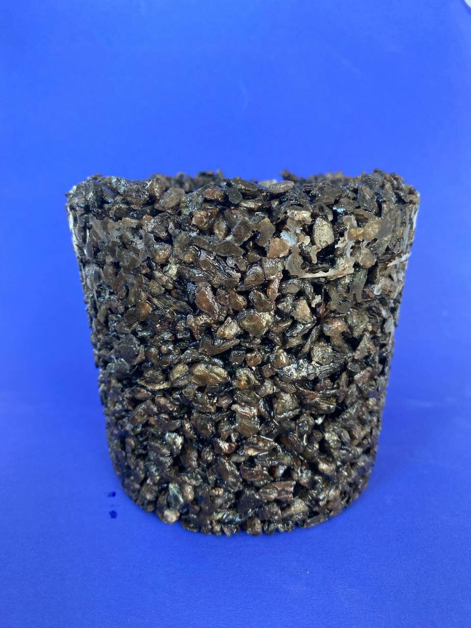 фото Вазон из натурального камня кашпо для цветов уличное