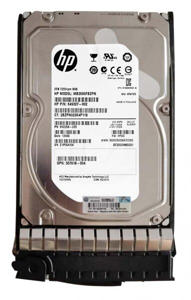 Жесткий диск HP 602119-001 2Tb SAS 3,5" HDD