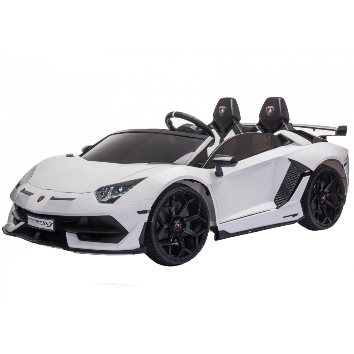 Электромобиль RiverToys Lamborghini Aventador SVJ A111MP - белый