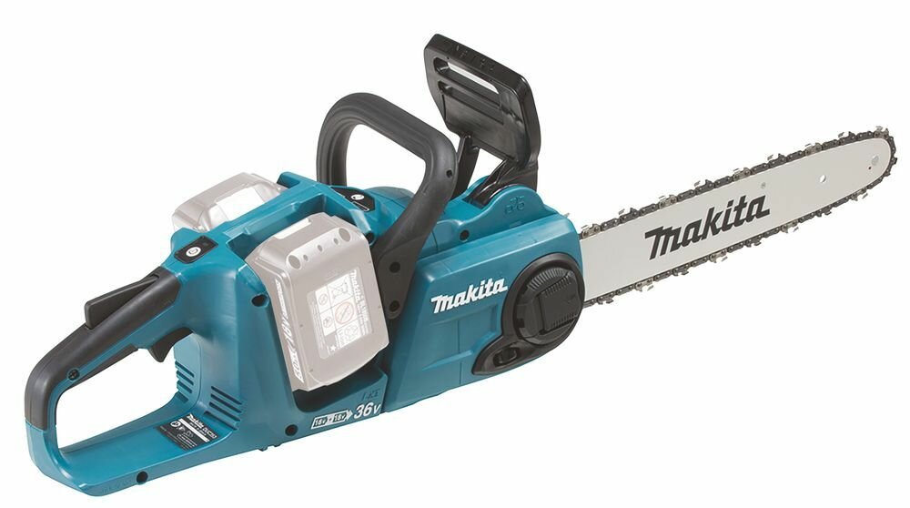 Набор аккумуляторный Makita: цепная пила DUC353Z + аккумулятор 632F69-8 + зарядное устройство 630876-7 - фотография № 2