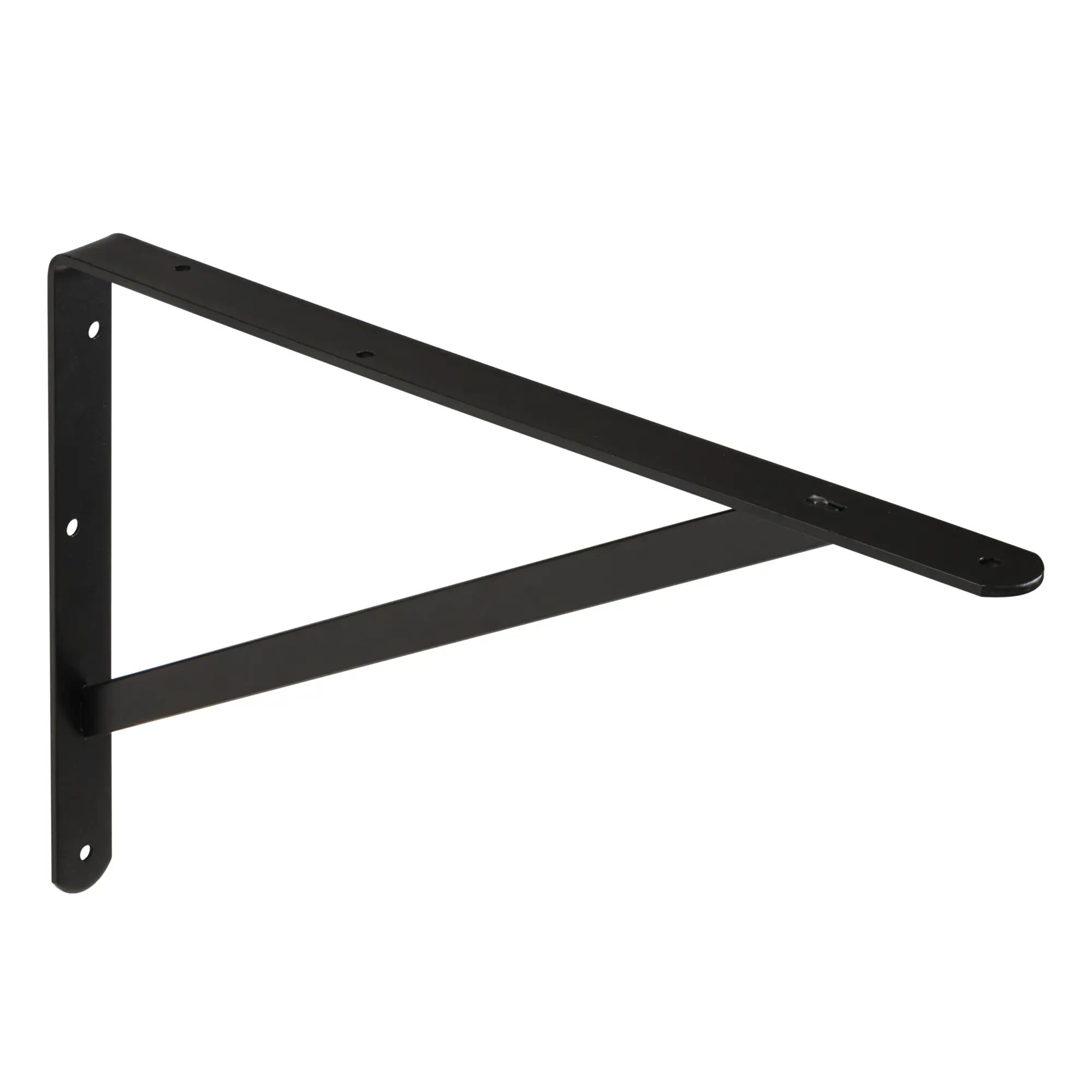 фото Кронштейн Dolmen 26.8х40 см нагрузка до 60 кг цвет черный