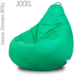 Кресло-мешок Груша большого размера 3XL (135х95см) Зеленое - это цвет поступательного развития и роста