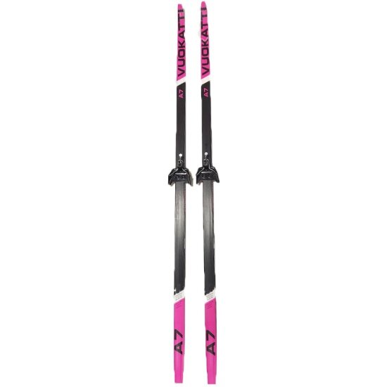 Лыжный комплект VUOKATTI без палок 75мм Step Black/Magenta 200 см