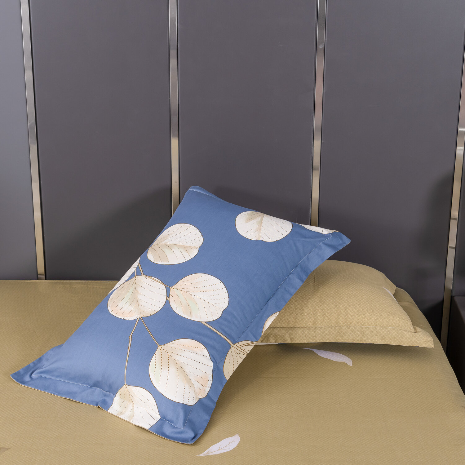 Комплект постельного белья Сатин с Одеялом (простынь на резинке) OBR098 - фотография № 8