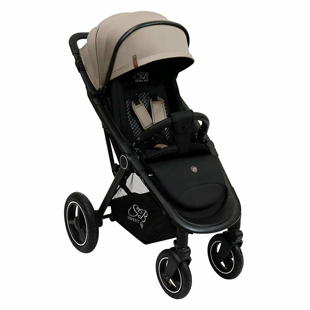 Прогулочная коляска Sweet Baby Suburban Compatto Air, Beige / Black