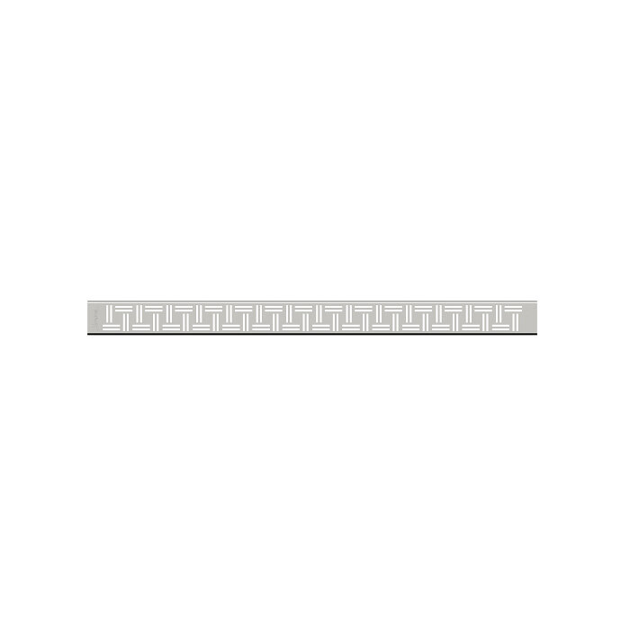 Душевая перегородка 90 см с трапом и свободным входом Ambassador Walk-in 15031109-ST7: душевая ширма из стекла 8 мм, профиль черный - фотография № 8