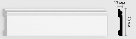 Плинтус напольный DECOMASTER D005-115ДМ (79*13*2400мм)