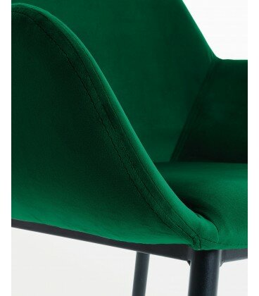Кресло Konna бархат зелёный - фотография № 7