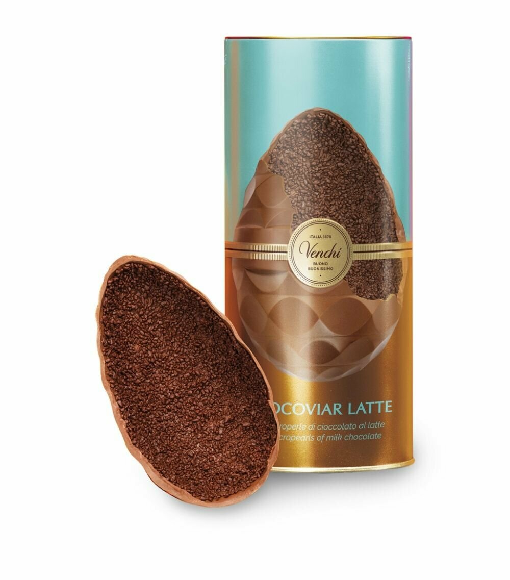 Шоколадное яйцо Venchi 1878 Milk Chocoviar Egg, 350 г