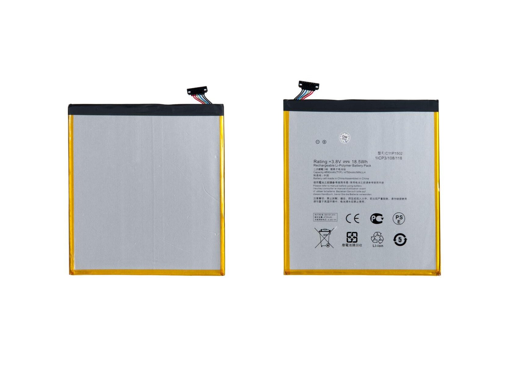 Battery / Аккумулятор (батарея) для Asus Zenpad 10 Z300C, Z300CL, Z300CG C11P1502