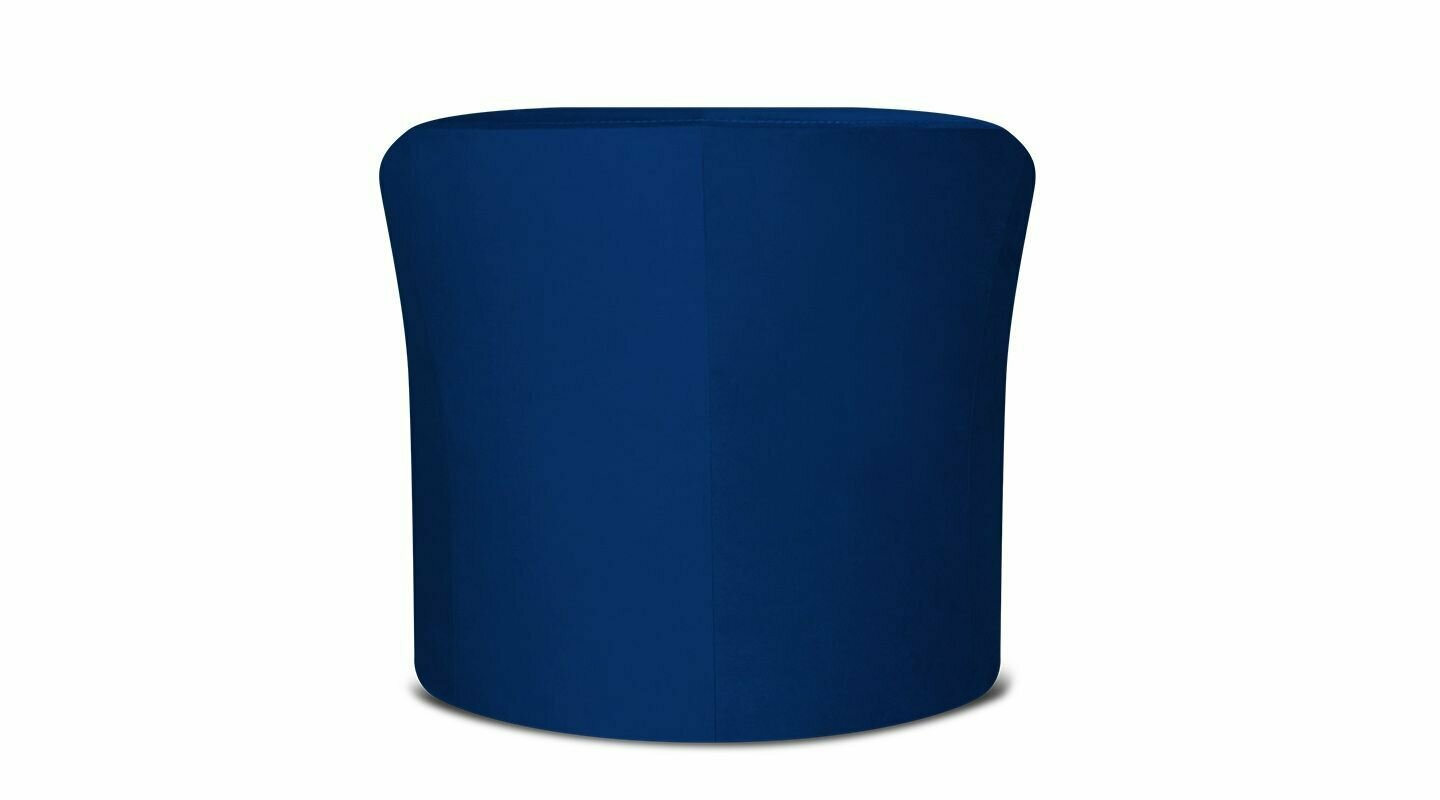 Кресло Андерсен с пуфом 71х79х73 см, Синий велюр - фотография № 5