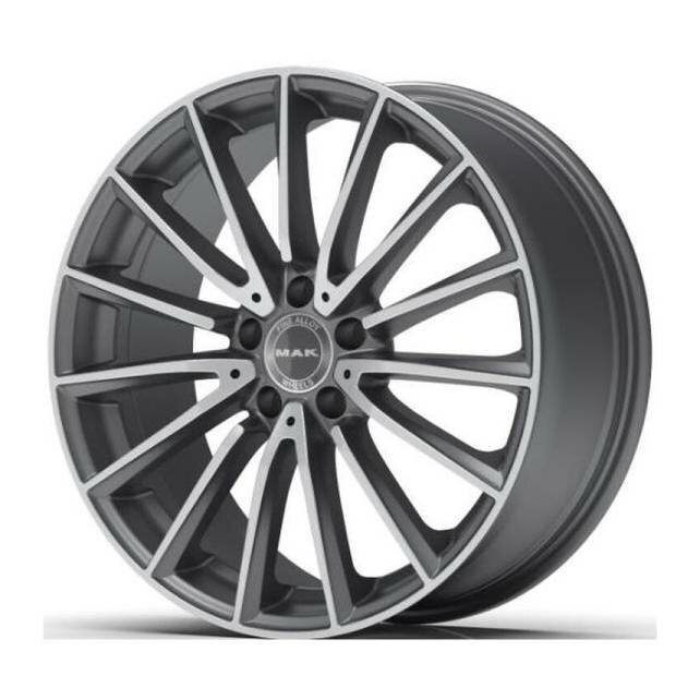 MAK Komet 18X9J 5X112 ET33 DIA66.6 Gun Met-Mirror Face