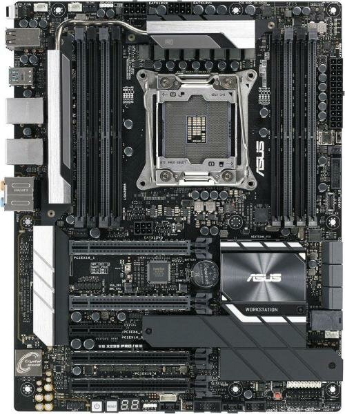 MB ASUS WS X299 PRO/SE Socket 2066 Core™ X-Series Processors, 8xDIMM, Max. 128GB, DDR4 Non-ECC UDIMM, 2xPCIe 3.0 x16 (x16 mode), 1xPCIe 3.0 x16 (x8 mo