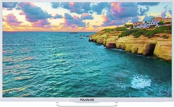 Телевизор Polarline 40PL53TC, 40", 1920x1080, DVB-T2, 3xHDMI, 2xUSB, белый Polarline 4701260 .