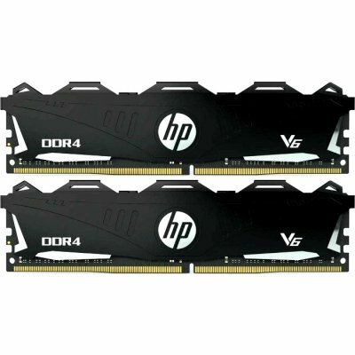 Оперативная память 32GB (2x16GB) HP V6 7TE42AA DDR4,3200MHz, CL16 (16-18-18-38), Black Heatsink