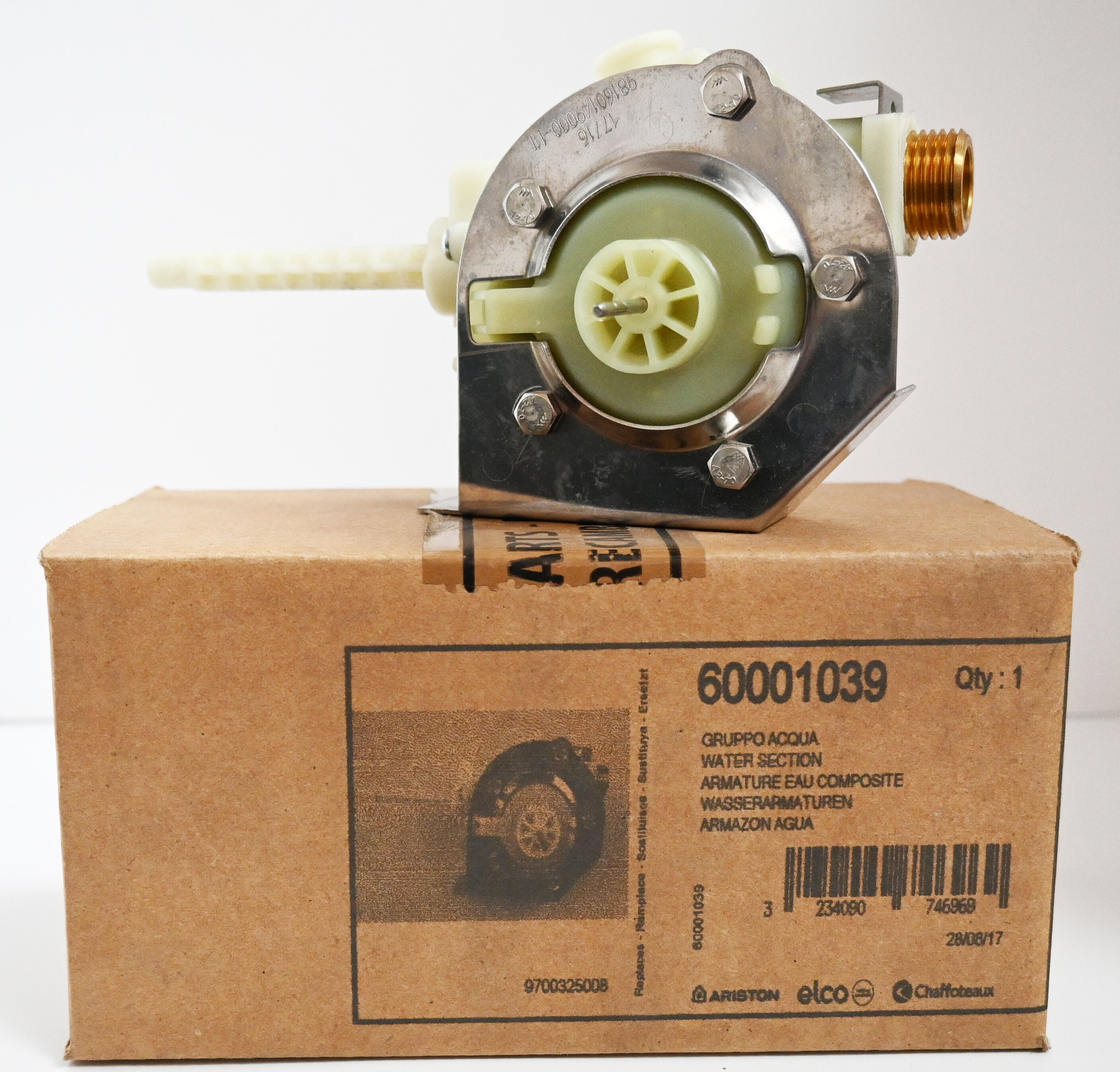 фото Гидравлический узел Ariston FAST 11 CF P, FAST 11 CF E, FLUENDO 11 CF P, FLUENDO 11 CF E 60001039